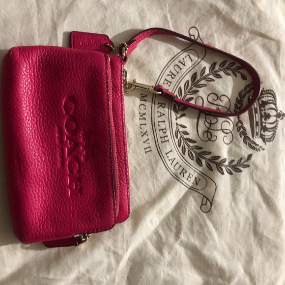 Coach Wristlet Double Zipper NWOT - Picture 4 of 7